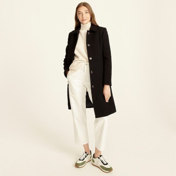 J-Crew Classic lady day coat in Italian double-cloth wool with Thinsulate® - Picture 1 of 7